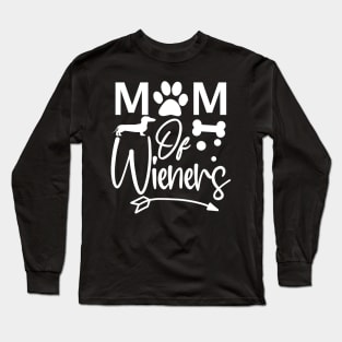 Dog Lover Gift / Mom of Wieners Dachshunds Long Sleeve T-Shirt